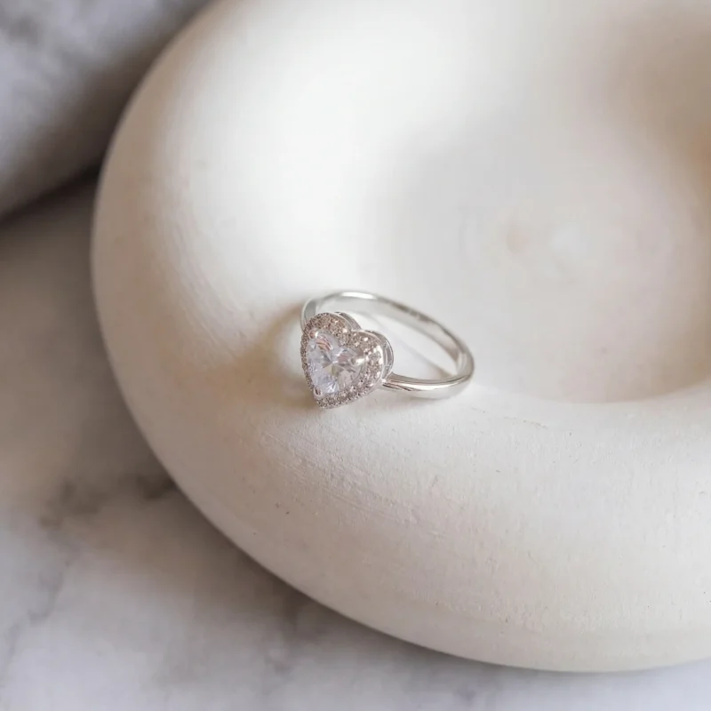 Anillo Heart Silver