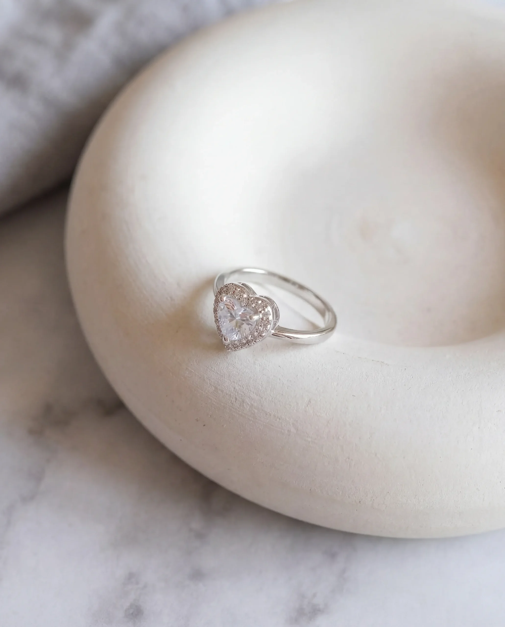 Anillo Heart Silver