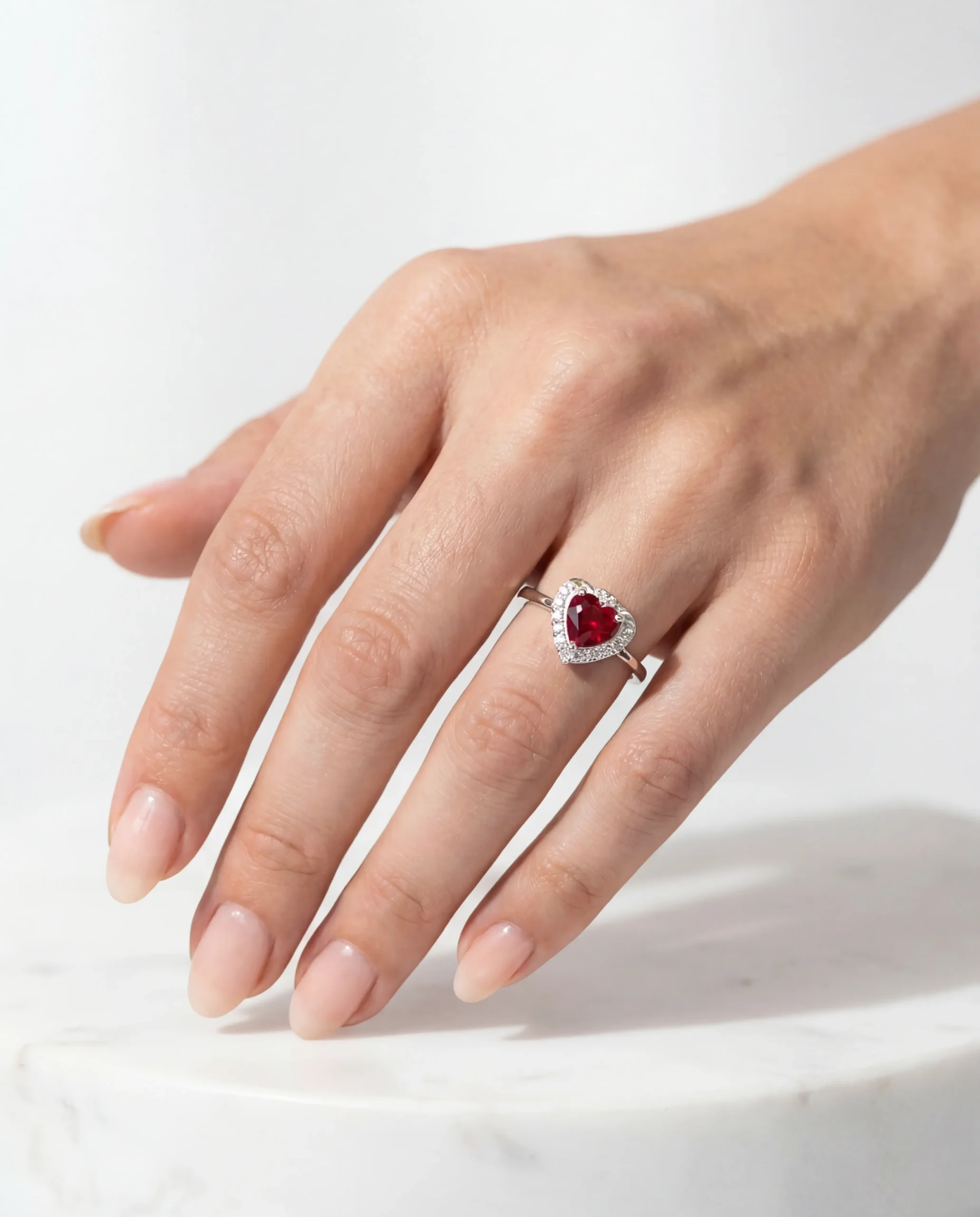 Anillo Heart Red - Imagen 2