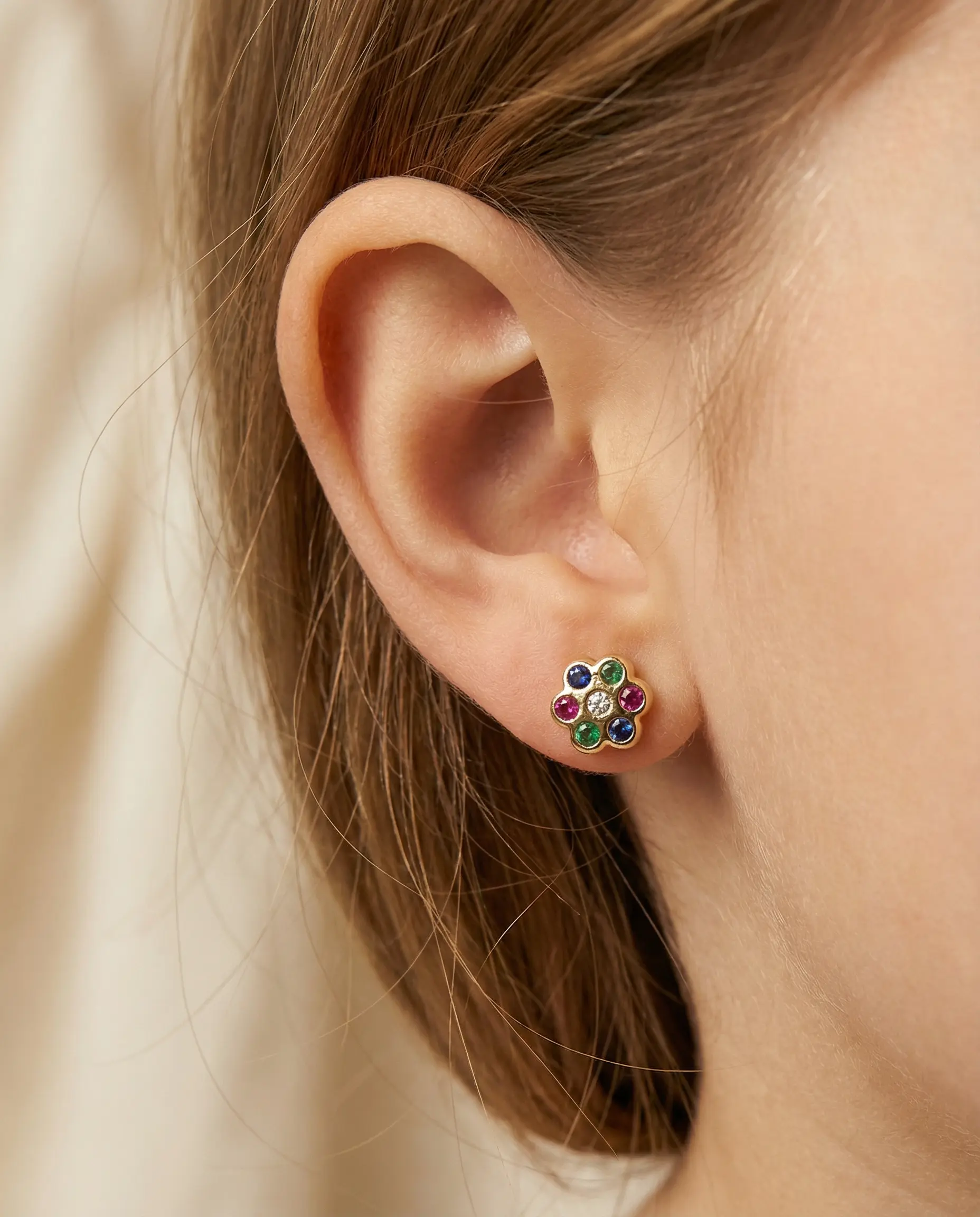 Aretes Florecita - Imagen 3